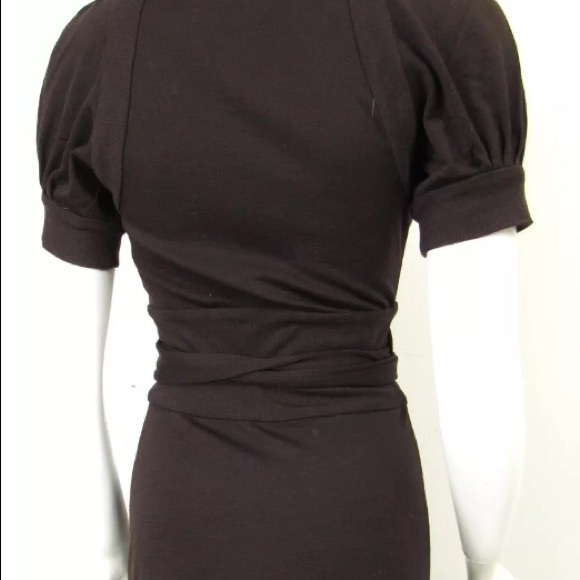 DVF (Lauren) wool short sleeved wrap dress - Picture 5 of 6